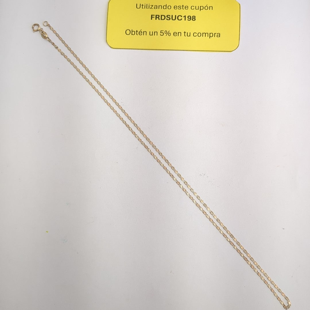 CADENA ORO 10 K 1.7 GRMS (SEMINUEVO)