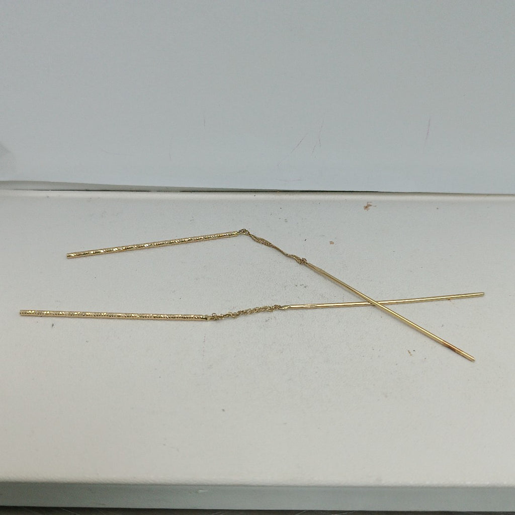 ARETES PAR ORO 14 K 1,50 GRMS (SEMINUEVO)