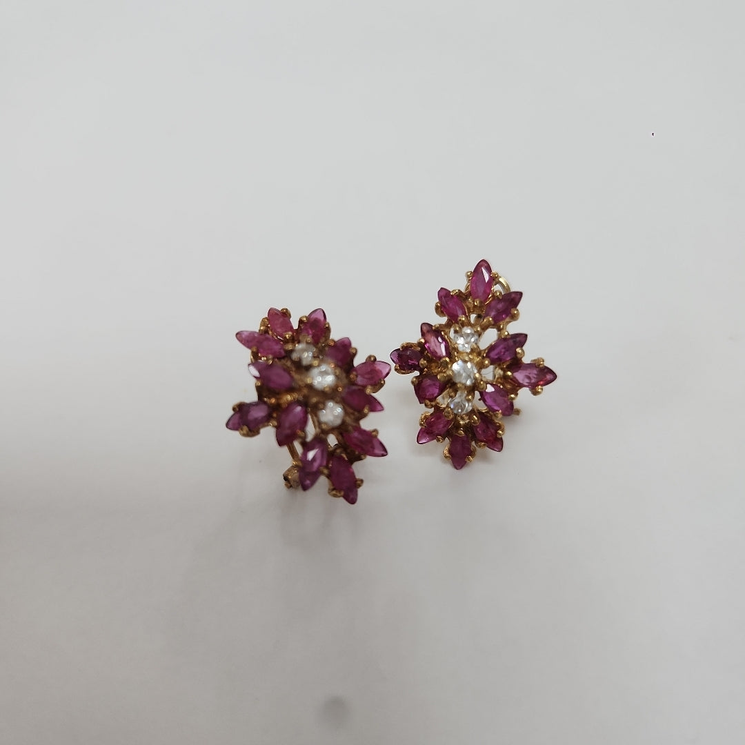 ARETES PAR ORO 14 K 4,60 GRMS (SEMINUEVO)