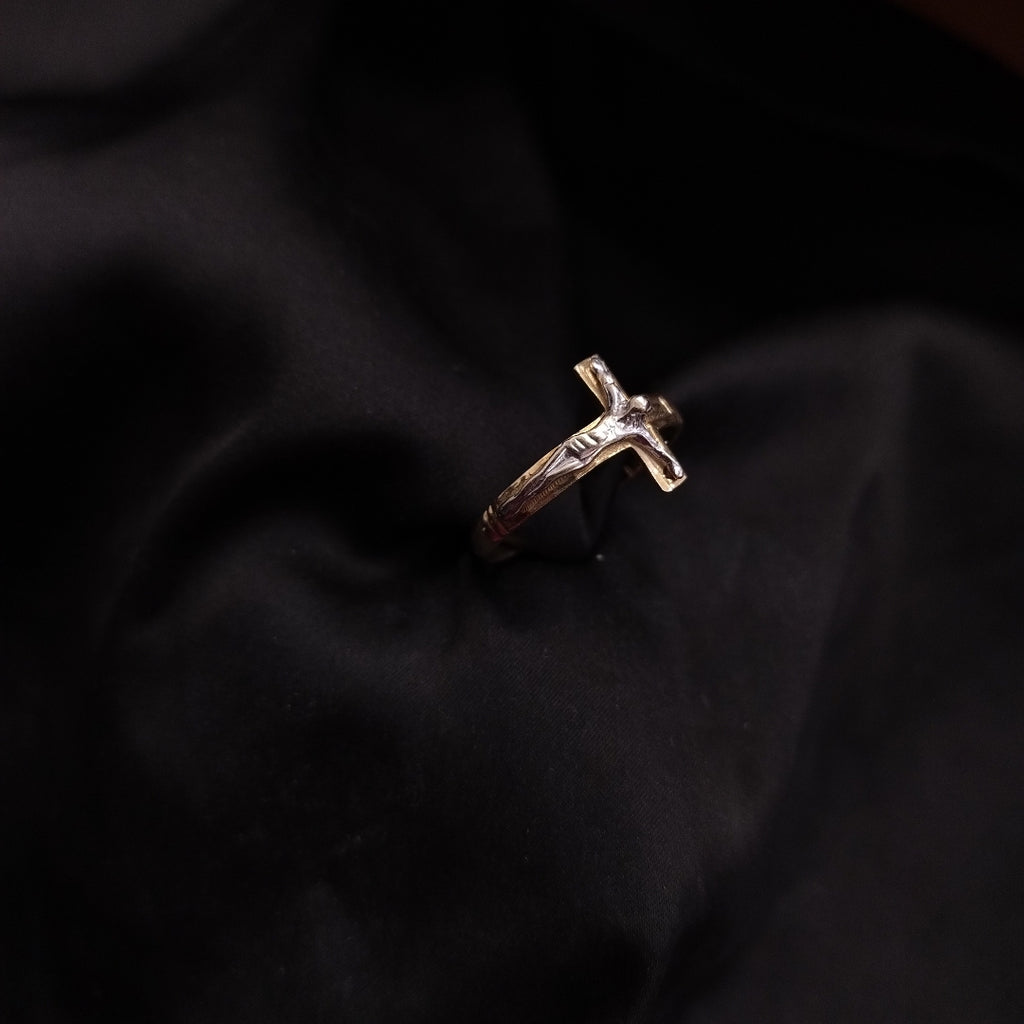 ANILLO ORO COMBINADO 14 K 2,50 GRMS (SEMINUEVO)
