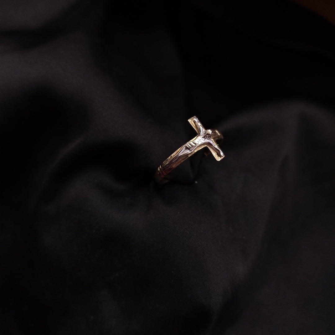 ANILLO ORO COMBINADO 14 K 2,50 GRMS (SEMINUEVO)