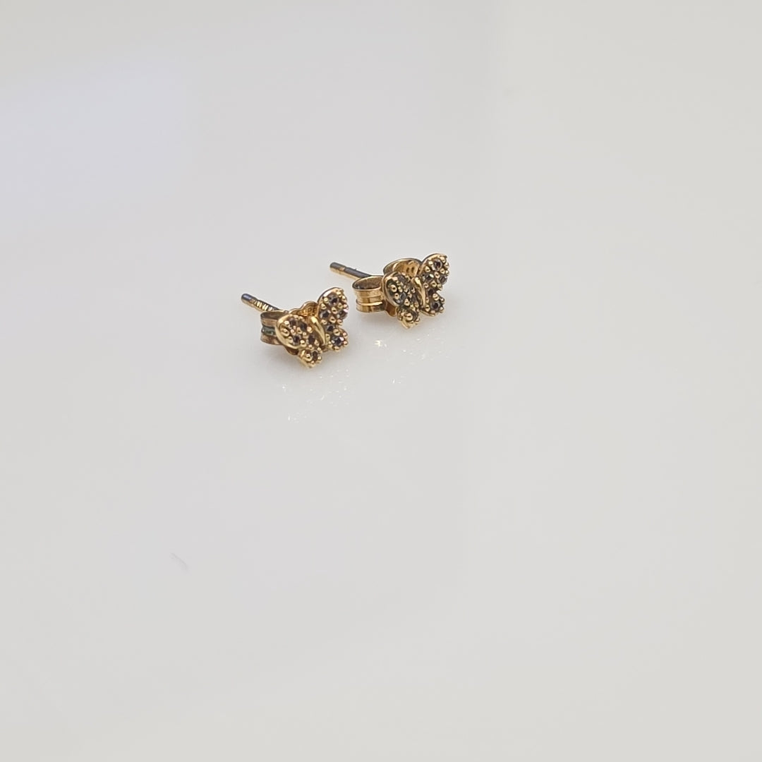 BROQUELES PAR ORO 14 K 1 GRMS (SEMINUEVO)
