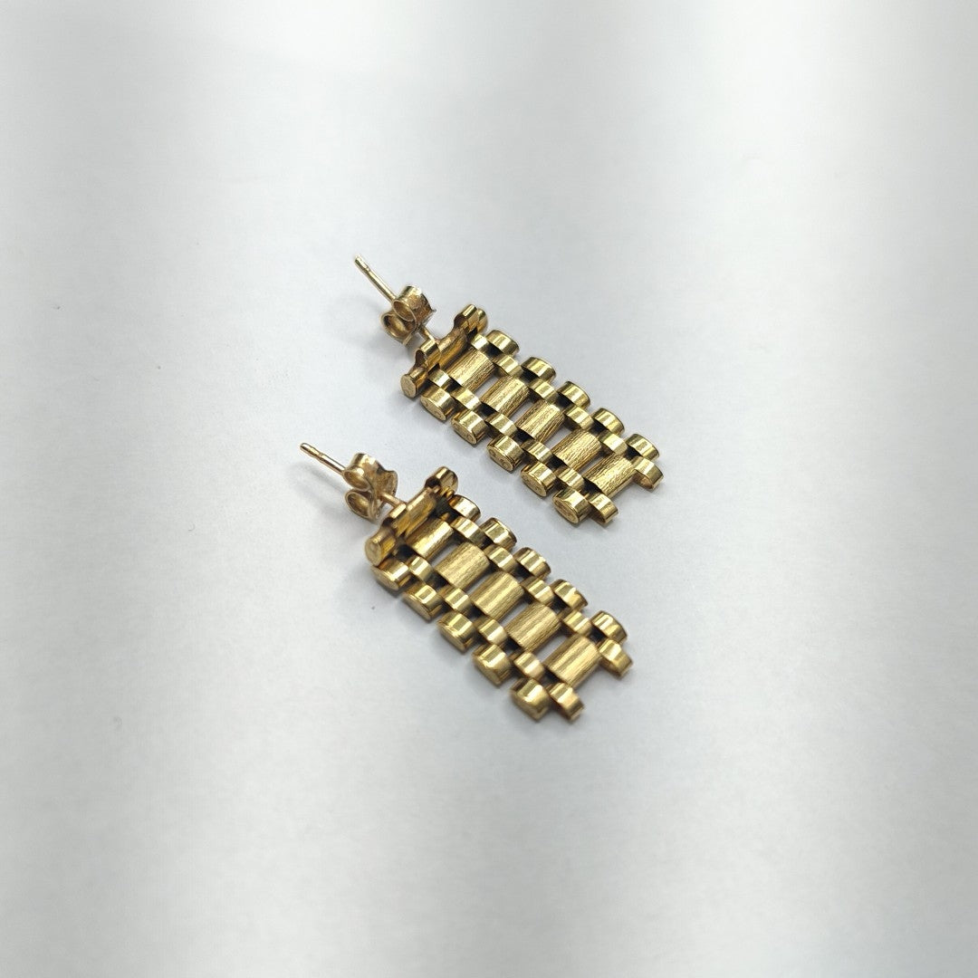 ARETES PAR ORO 10 K 3.2 GRMS (SEMINUEVO)