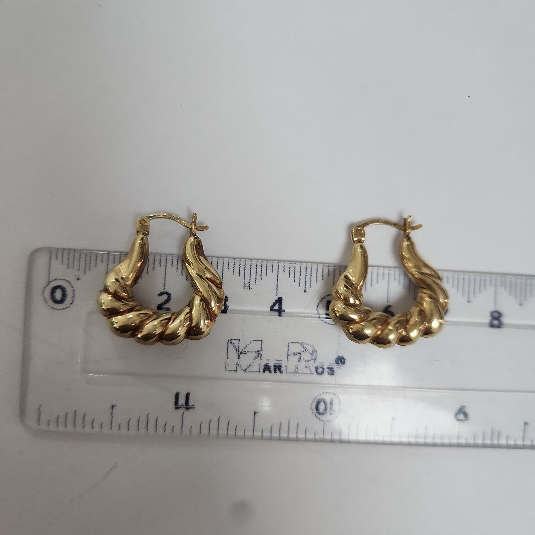 ARRACADAS PAR ORO 10 K 2,70 GRMS (SEMINUEVO)