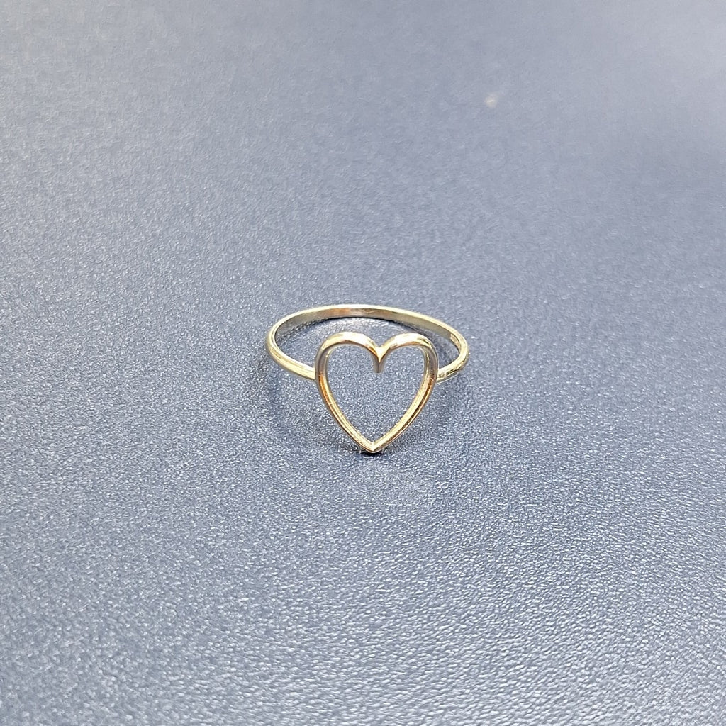ANILLOS ANILLITO FIG CORAZON 10K TALLA 7 0.8 GR (NUEVO)