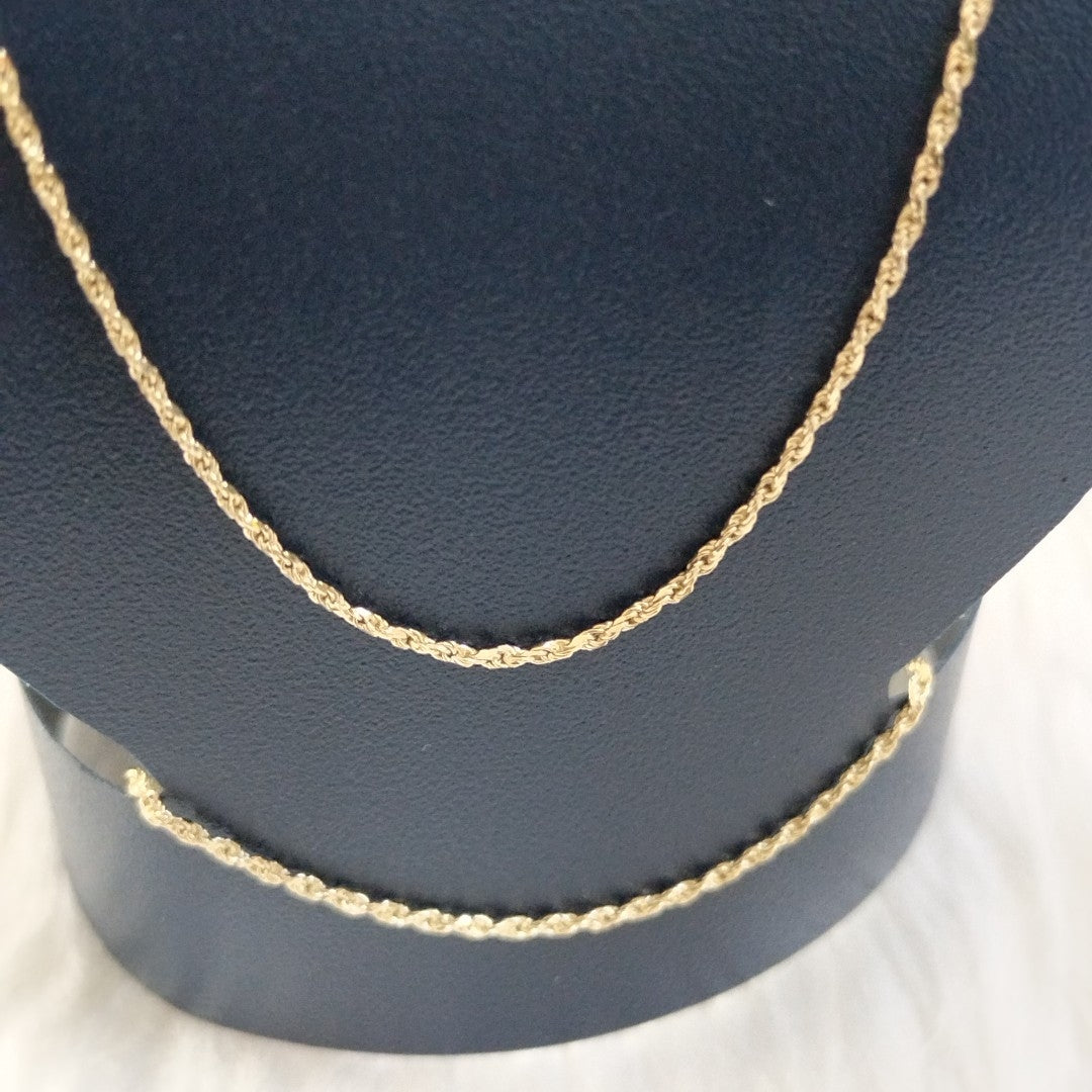 CADENA TORZAL 14K 55 CM 3 GR (NUEVO)