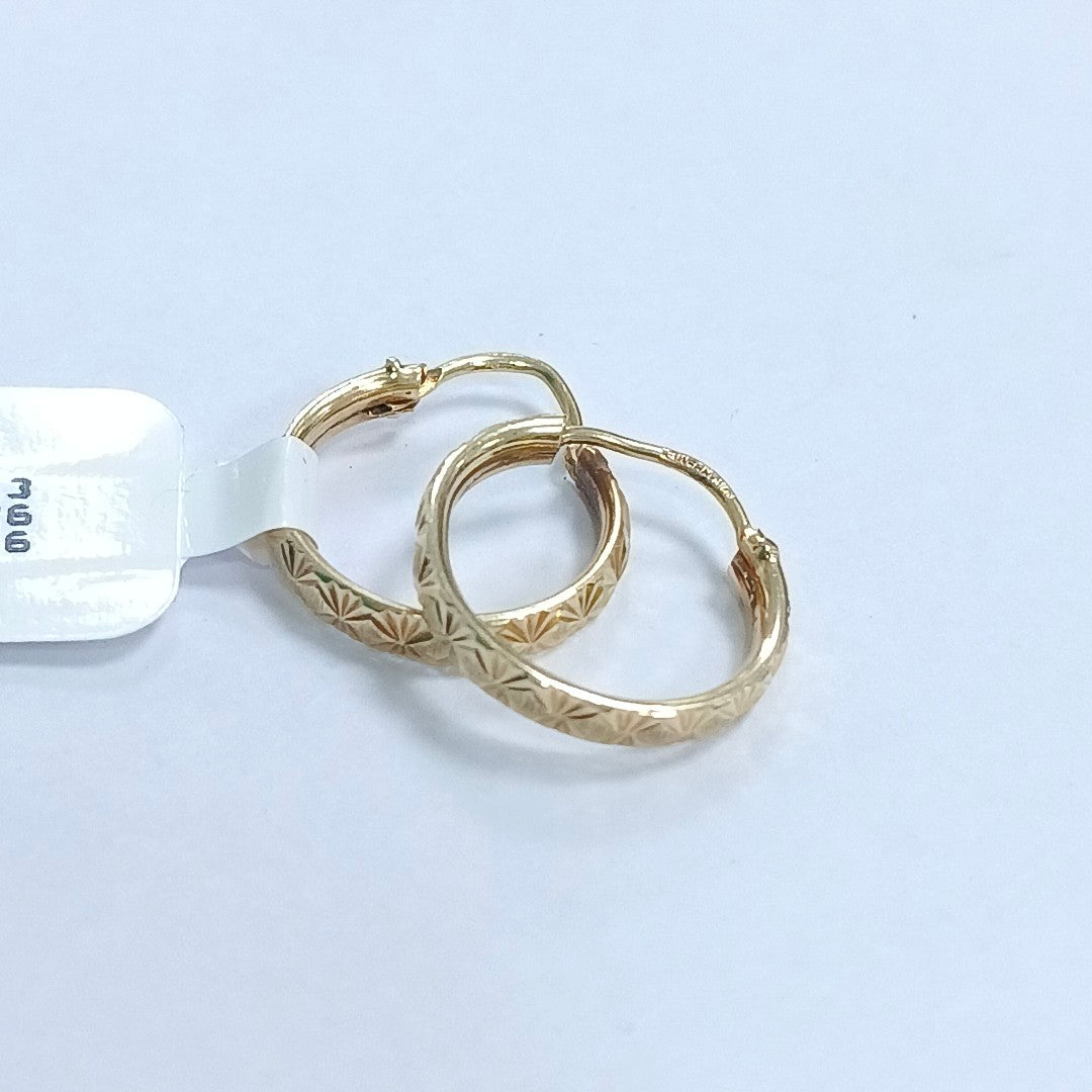 ARRACADAS PAR ORO 10 K 1,10 GRMS (SEMINUEVO)