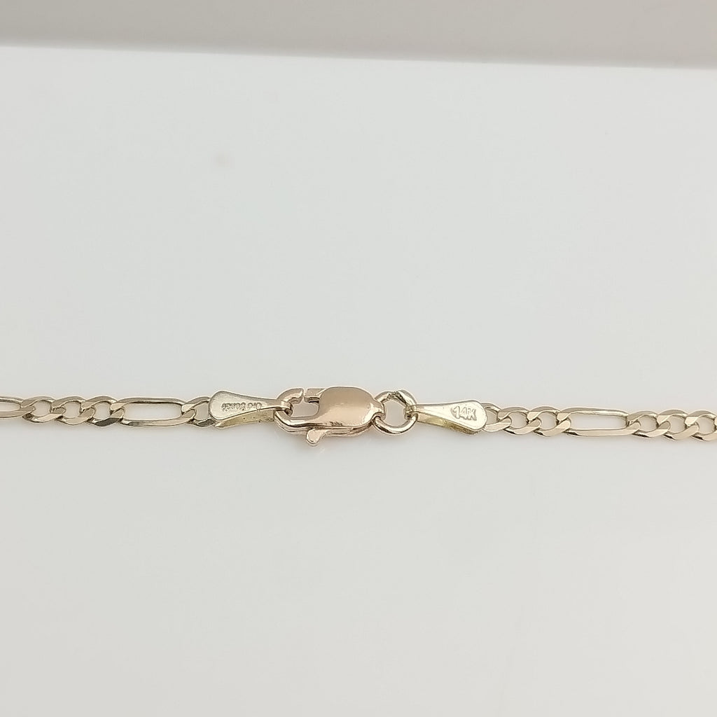 CADENA 3X1 14K 55 CM 4.9 GR (NUEVO)