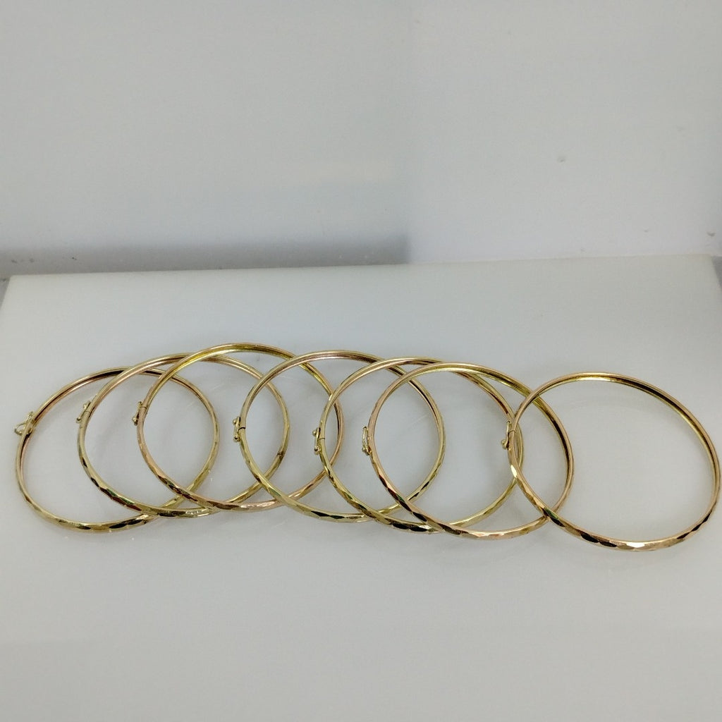 SEMANARIO DE PULSERAS ORO 14 K 32.8 GRMS (SEMINUEVO)