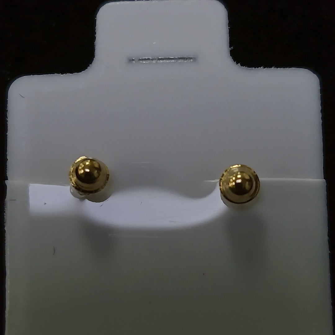 BROQUELES BROQUEL FIG CORAZON C CIRCONIA 14K 0.2603 GR (NUEVO)