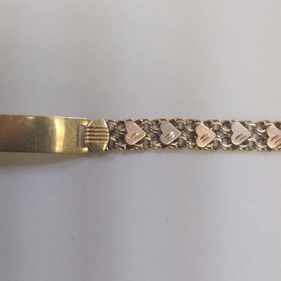 ESCLAVA ORO,ORO COMBINADO 10 K 10,80 GRMS (SEMINUEVO)