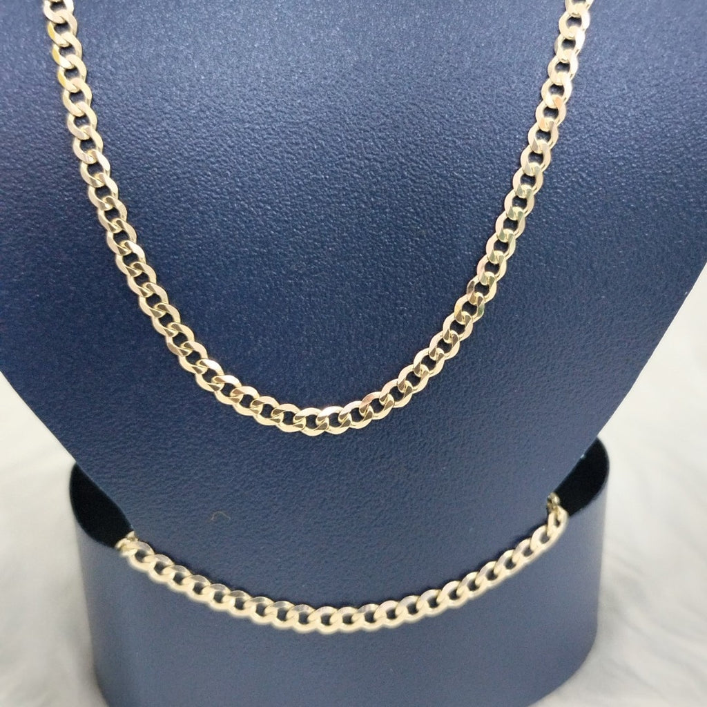 CADENA BARBADA 14K 60 CM 6 GR (NUEVO)