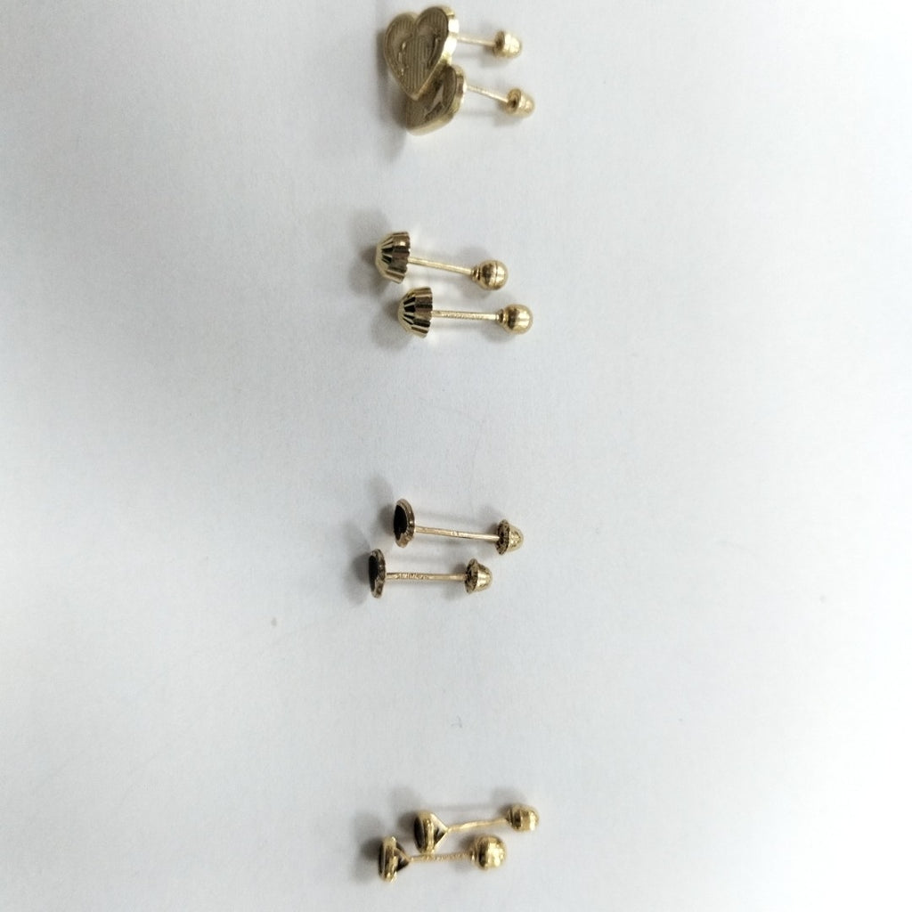 BROQUELES PAR ORO 10 K 5.9 GRMS (SEMINUEVO)