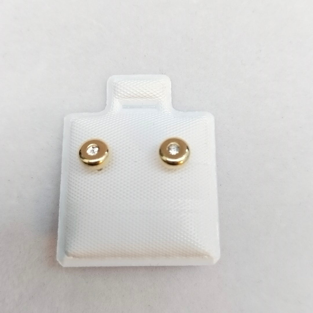 BROQUELES BROQUEL C CIRCONIA 14K 0.27 GR (NUEVO)