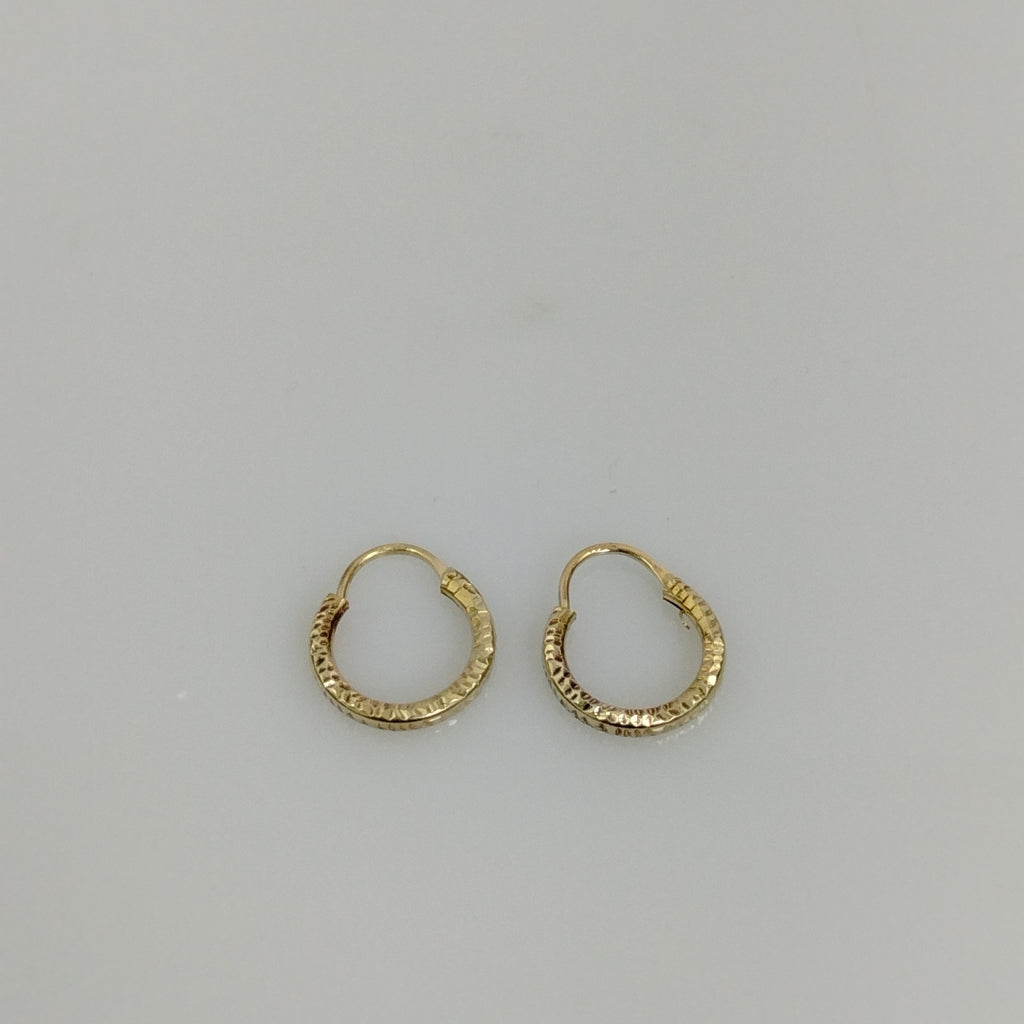 ARRACADAS PAR ORO 10 K 1.2 GRMS (SEMINUEVO)