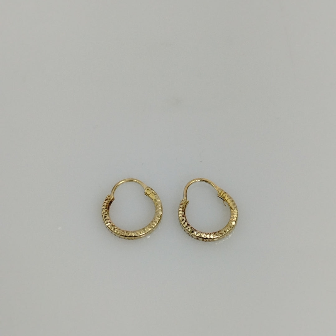 ARRACADAS PAR ORO 10 K 1.2 GRMS (SEMINUEVO)