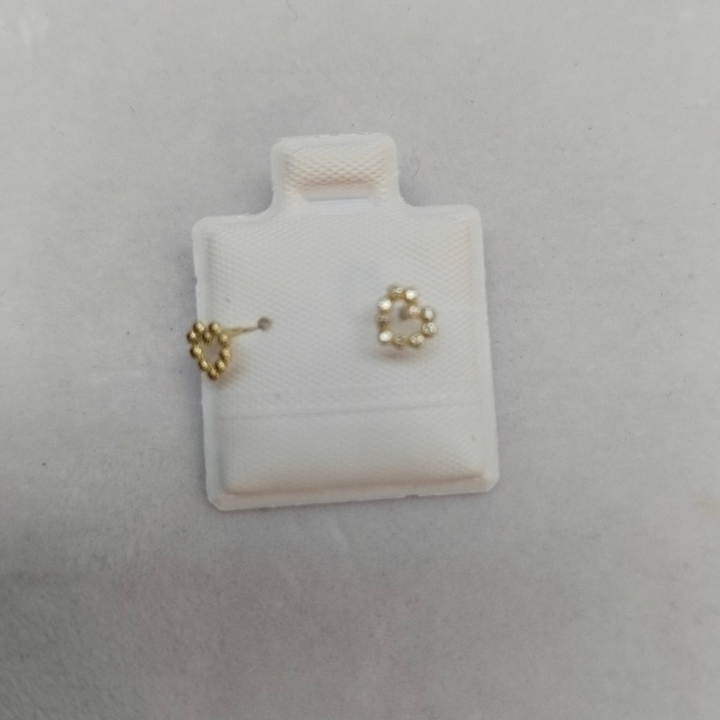 BROQUELES BROQUEL FIG CORAZON 14K 0.23 GR (NUEVO)
