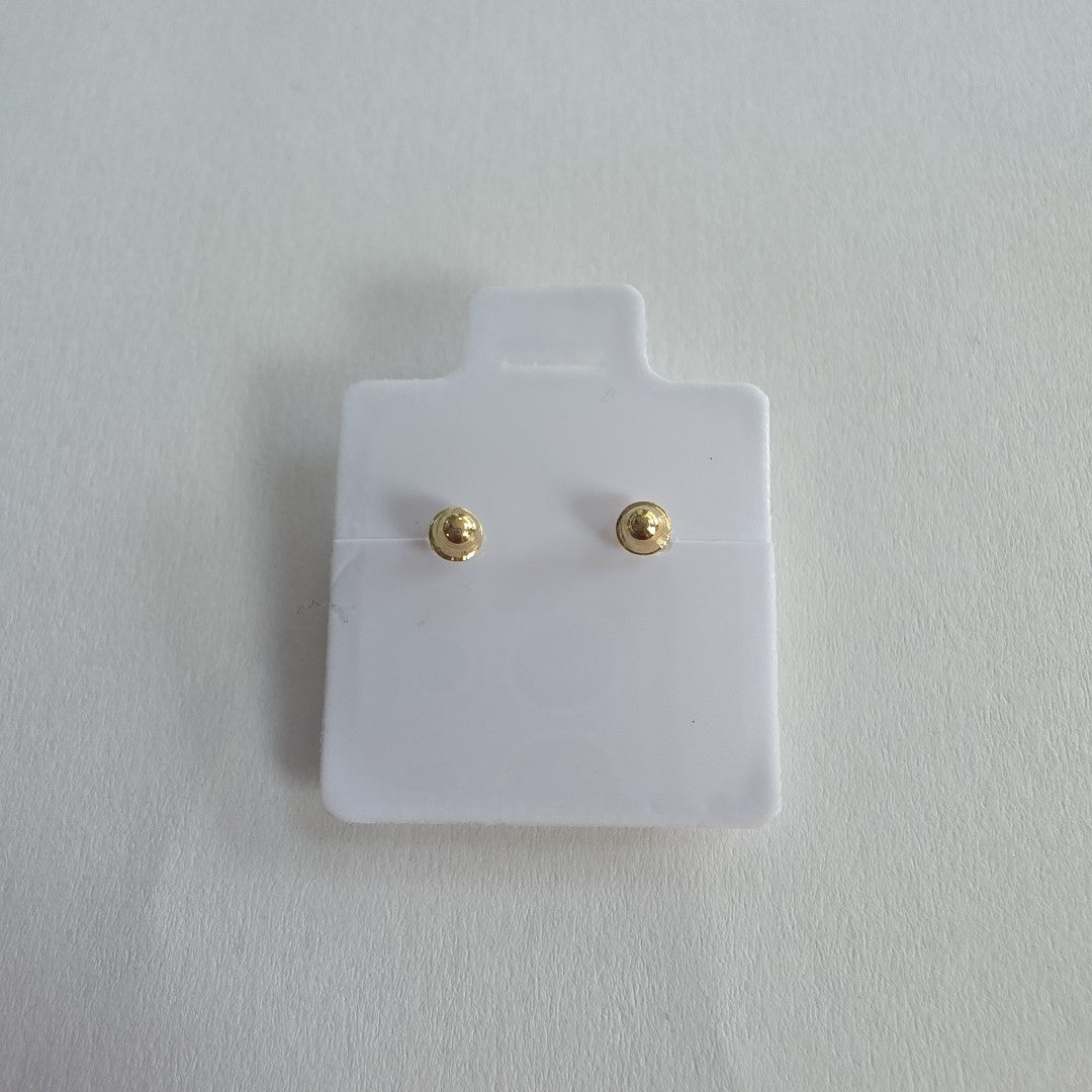 BROQUELES BROQUEL FIG BOTON C CIRCONIA 14K 0.2916 GR (NUEVO)