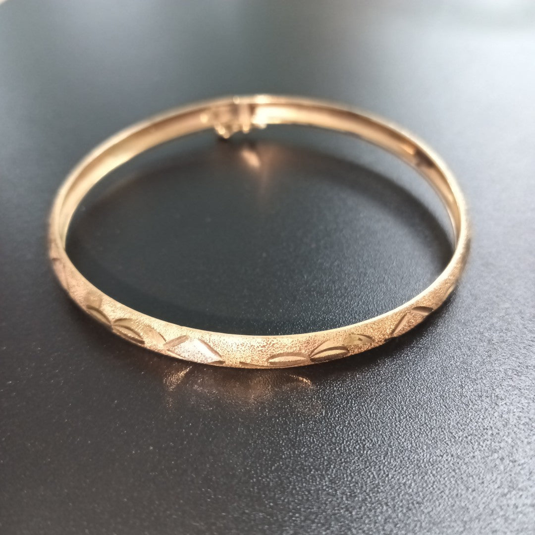 PULSERA RIGIDA ORO 14 K 7,30 GRMS (SEMINUEVO)