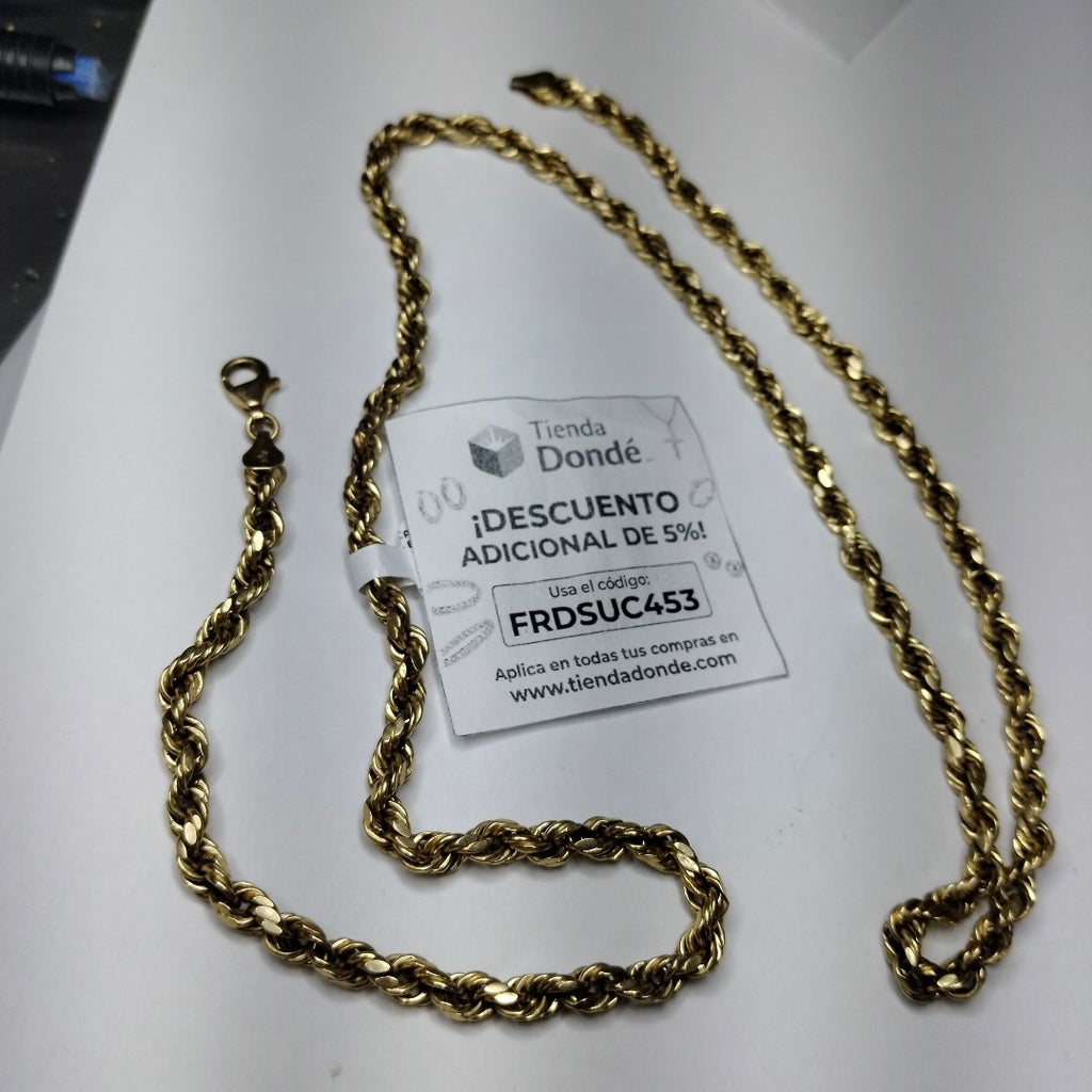 CADENA ORO 10 K 12.8 GRMS (SEMINUEVO)