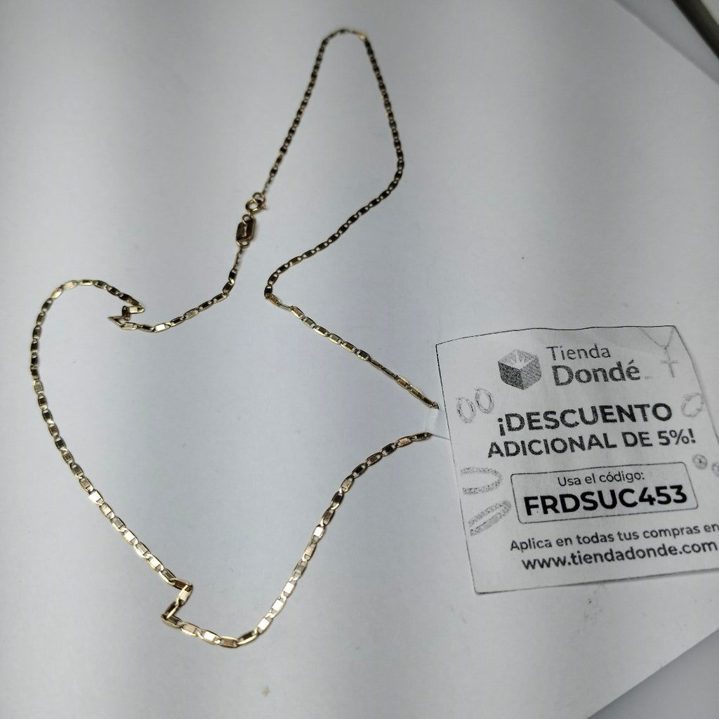 CADENA ORO 14 K 1,70 GRMS (SEMINUEVO)