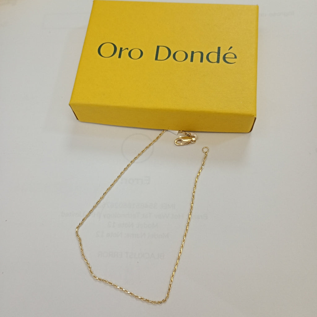 PULSERA TORZAL 14K 21 CM 1.4 GR (NUEVO)
