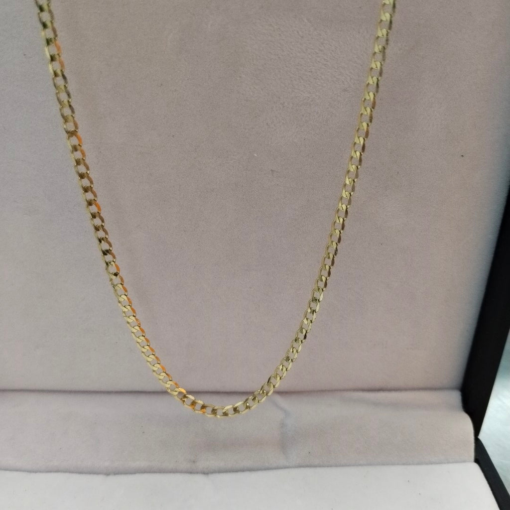CADENA TEJIDO BARBADA 14K 60 CM 8.9 GR (NUEVO)