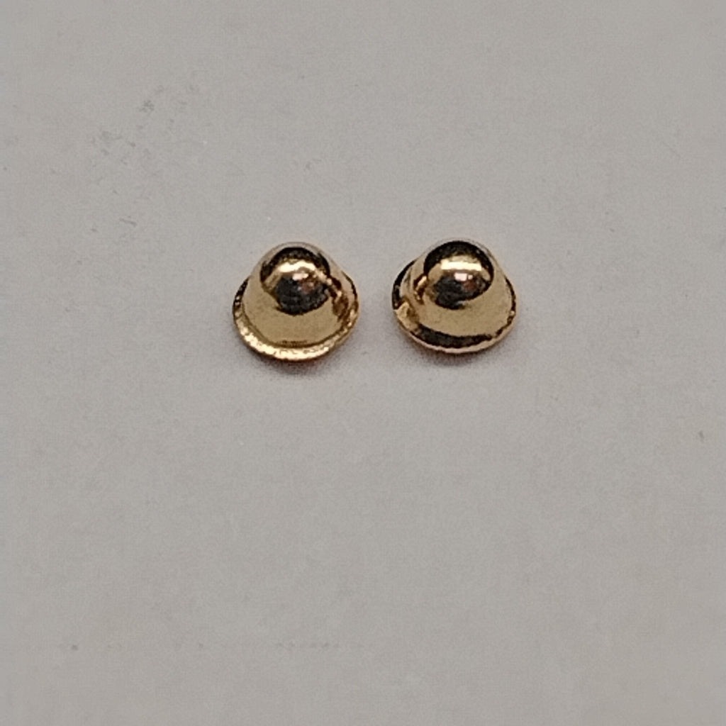 BROQUELES BROQUEL FIG BOTON C CIRCONIA 14K 0.2916 GR (NUEVO)