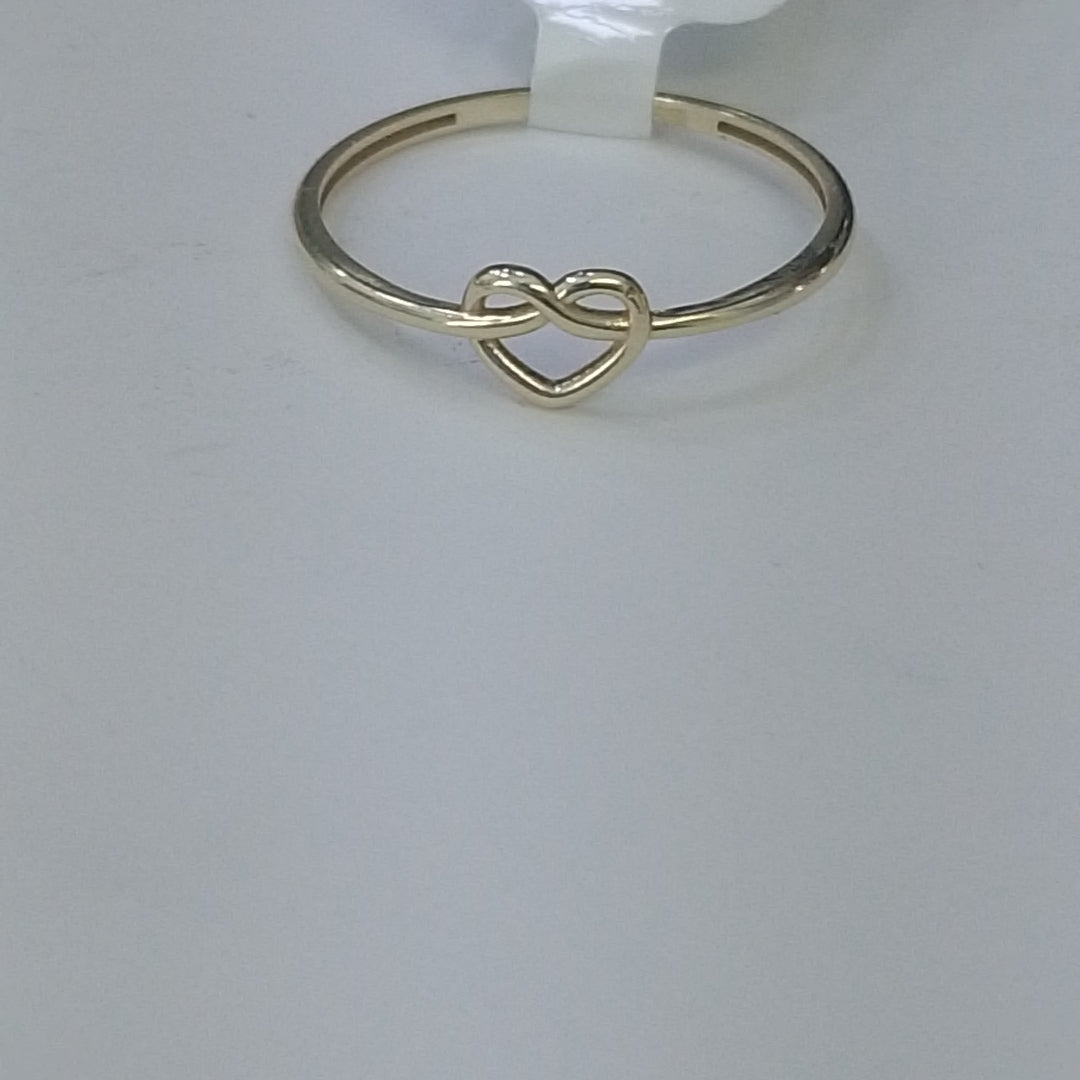 ANILLOS ANILLITO FIG CORAZON 10K TALLA 9 0.9 GR (NUEVO)