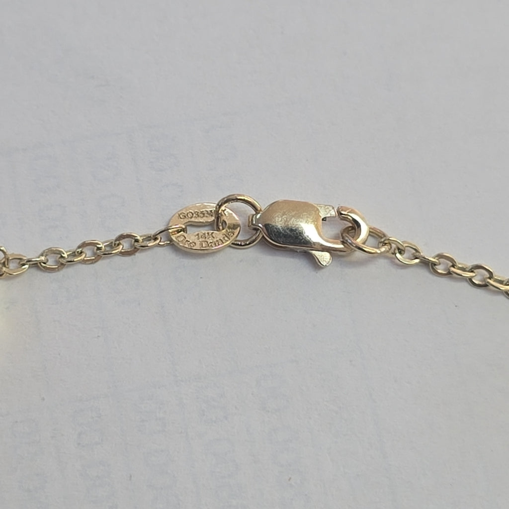 PULSERA ESPECIAL 14K 18 CM 4.2 GR (NUEVO)