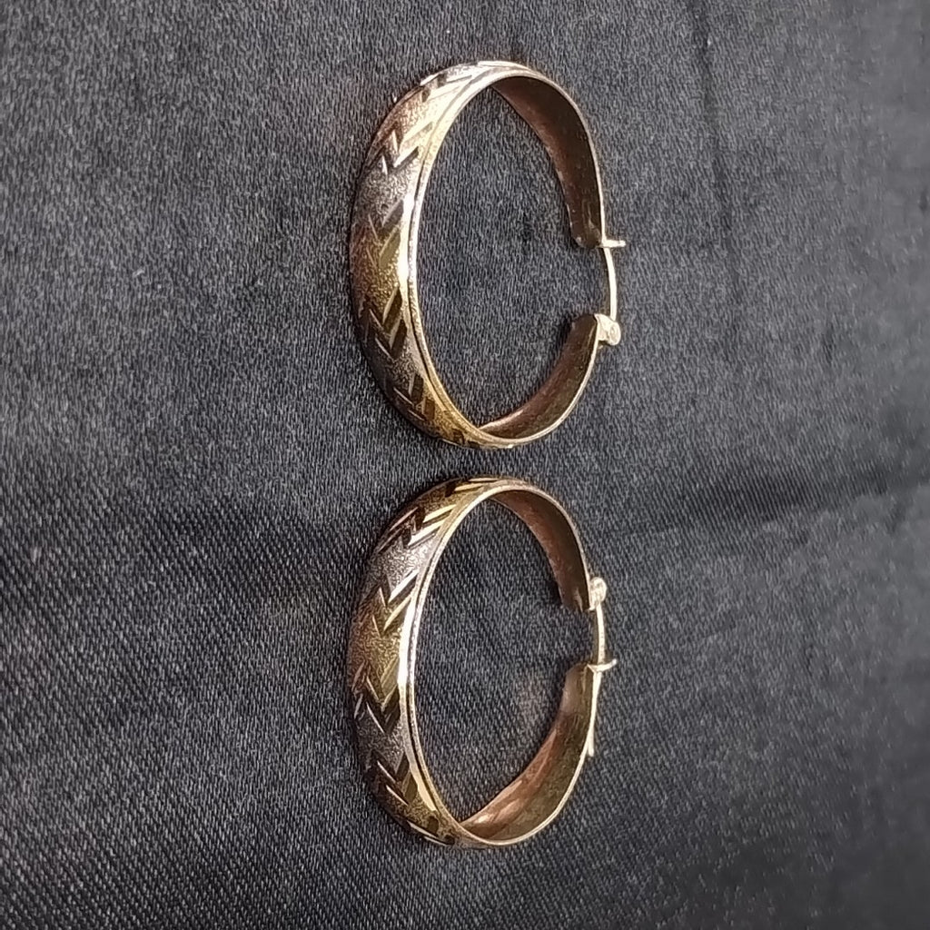 ARRACADAS PAR ORO 14 K 3.4 GRMS (SEMINUEVO)