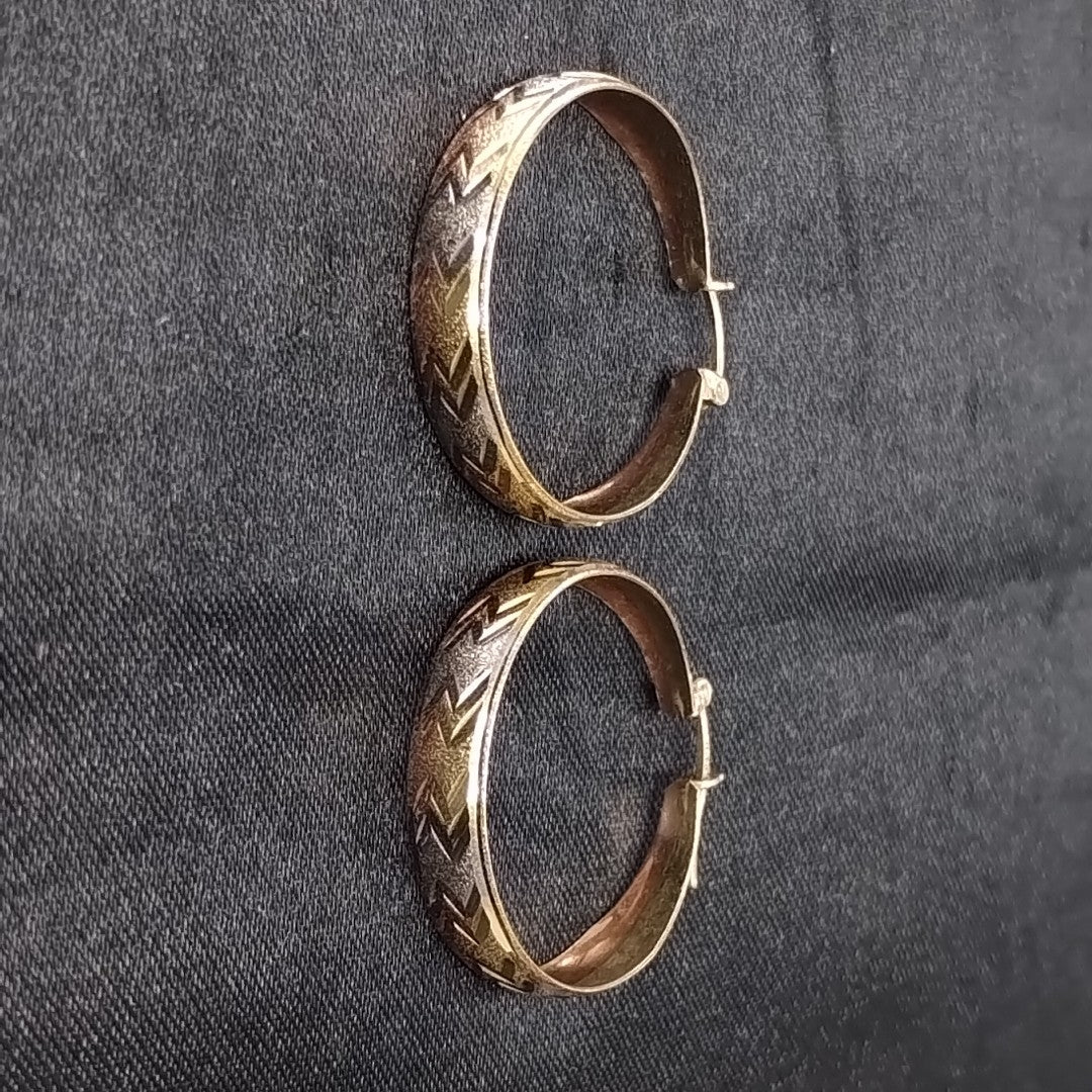 ARRACADAS PAR ORO 14 K 3.4 GRMS (SEMINUEVO)