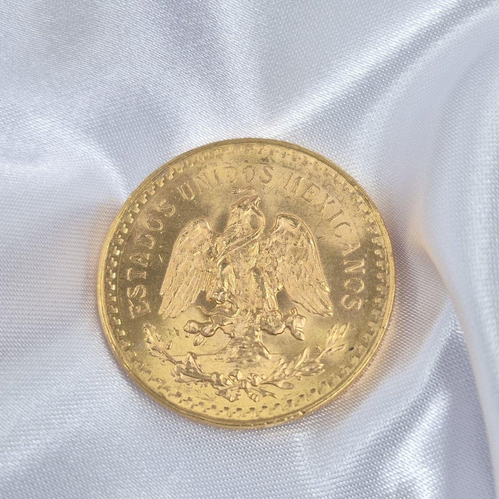 K1 41,60 GRMS 21 K IDENTIFICACIÓN MONEDA NOMINATIVA MONEDAS PESOS 50 PESOS (SEMINUEVO)