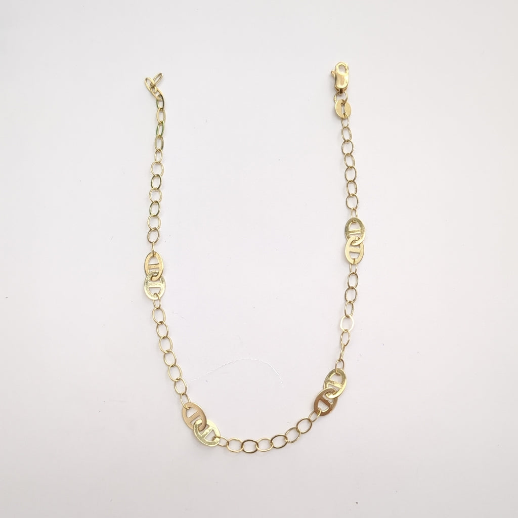 PULSERA ESPECIAL 14K 21 CM 1.8 GR (NUEVO)
