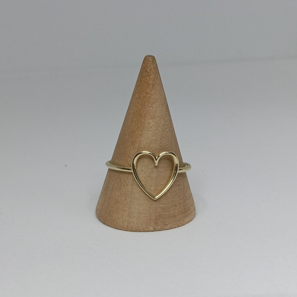 ANILLOS ANILLITO FIG CORAZON 10K TALLA 9 0.9 GR (NUEVO)