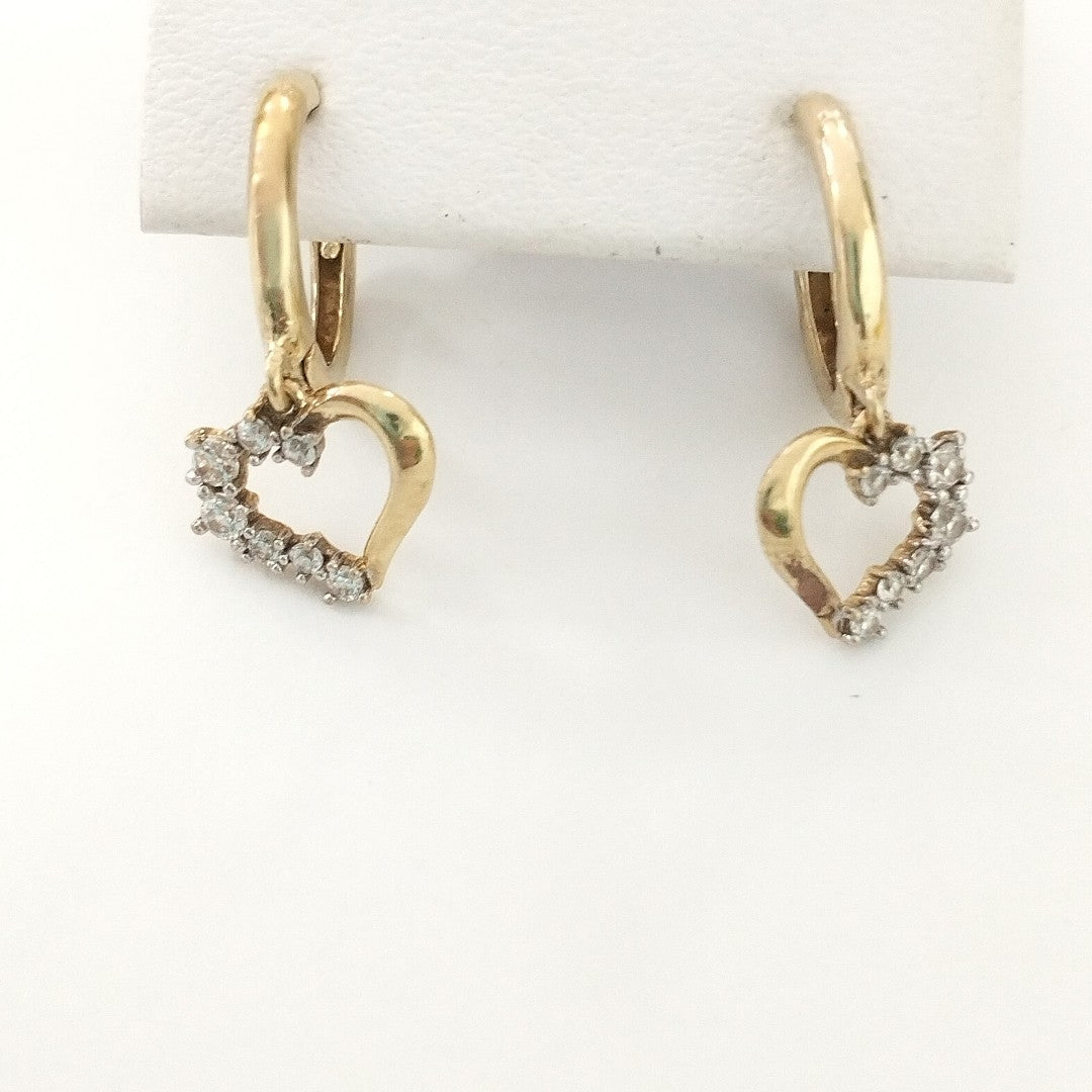 ARETES PAR ORO 10 K 1.4 GRMS (SEMINUEVO)