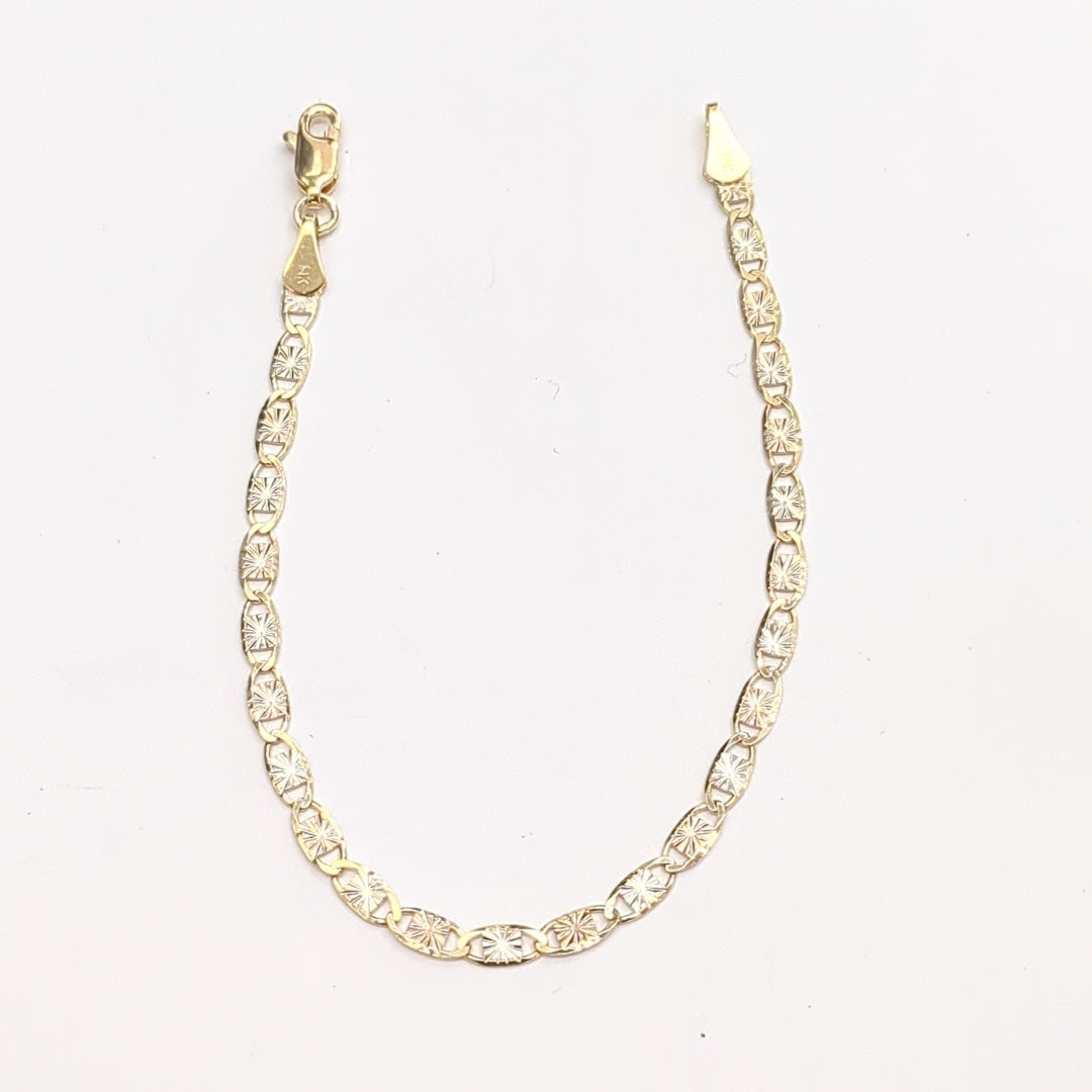 PULSERA GUCHI 14K 18 CM 3 GR (NUEVO)