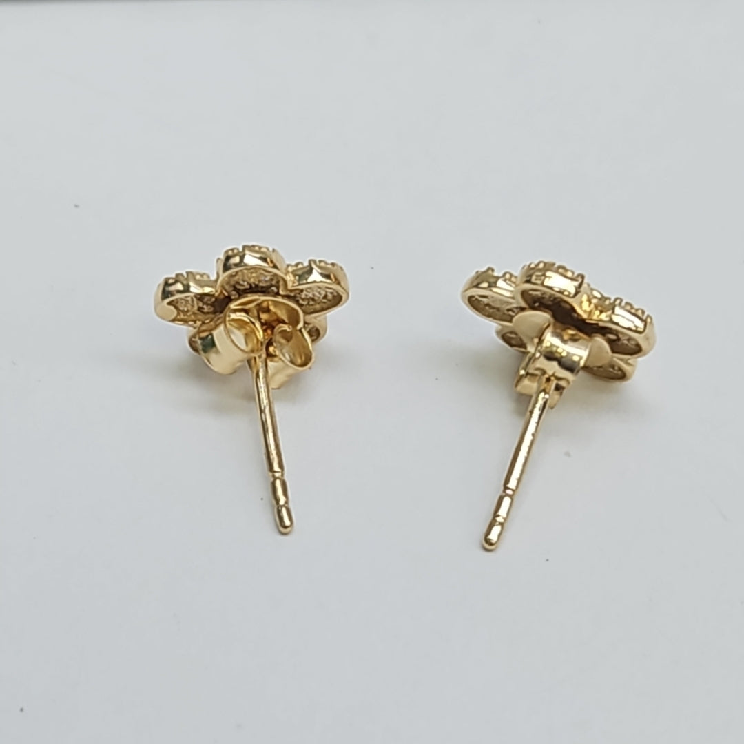 BROQUELES ORO 14K 1.8 (NUEVO)
