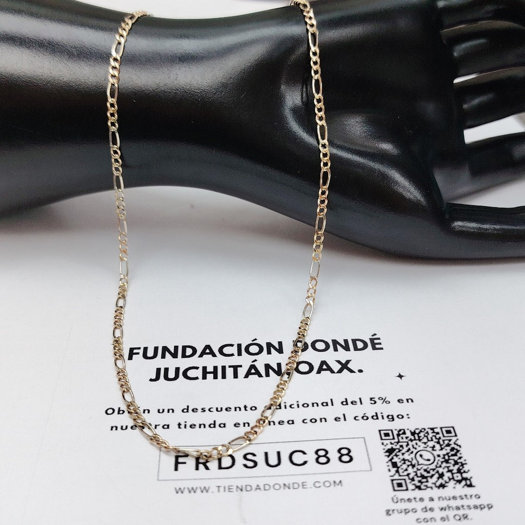 CADENA ORO,ORO COMBINADO 10 K 2,60 GRMS (SEMINUEVO)