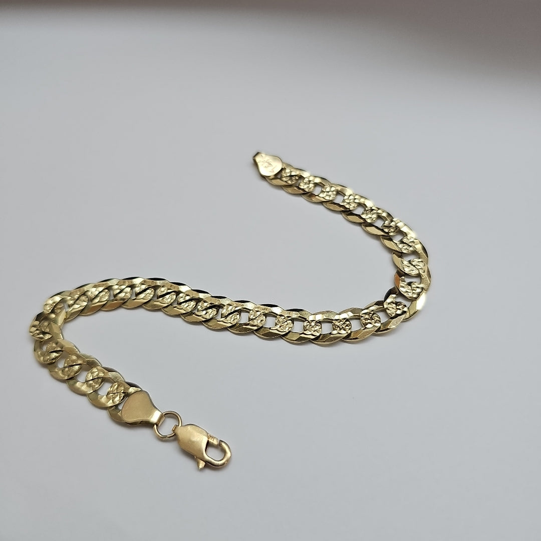 PULSERA BARBADA 14K 21 CM 19.6 GR (NUEVO)