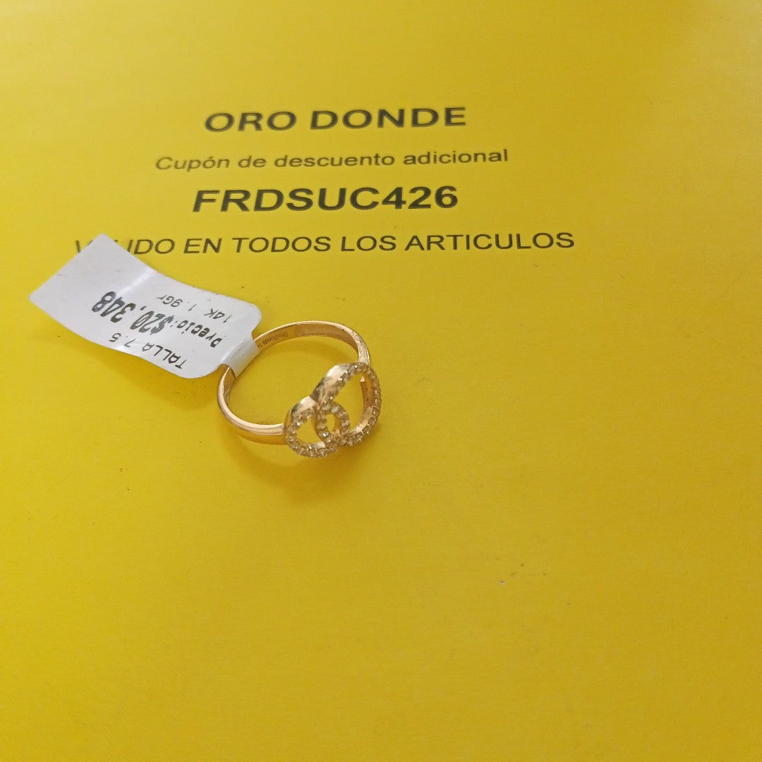 ANILLOS DAMA ORO 14K 1.9 (NUEVO)