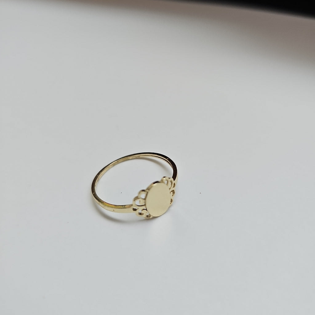 ANILLOS ANILLITO 10K TALLA 8 1 GR (NUEVO)