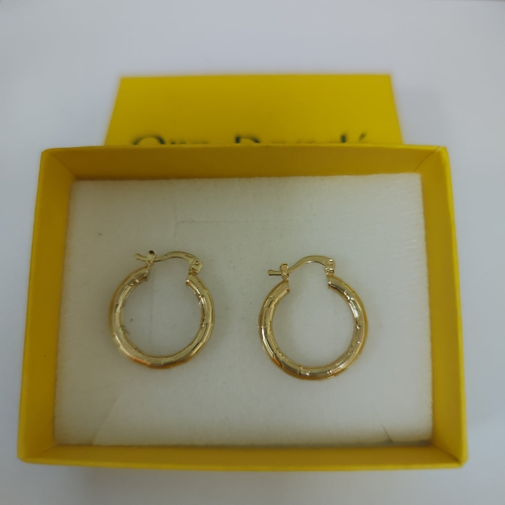 ARETES ARRACADAS 14K 2.6 GR (NUEVO)
