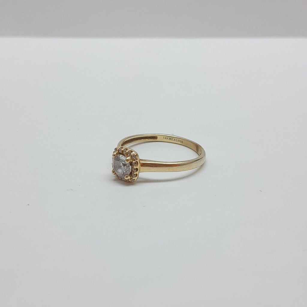 SOLITARIO ORO 14 K 2 GRMS (SEMINUEVO)