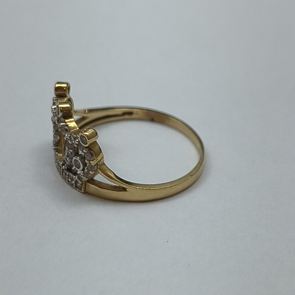 ANILLO CONMEMORATIVO ORO 10 K 1,50 GRMS (SEMINUEVO)