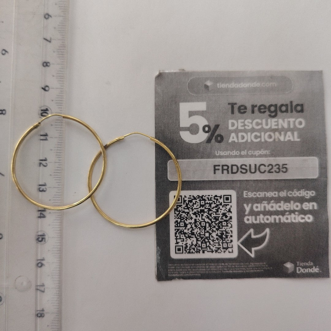 ARRACADAS PAR ORO 10 K 2,00 GRMS (SEMINUEVO)