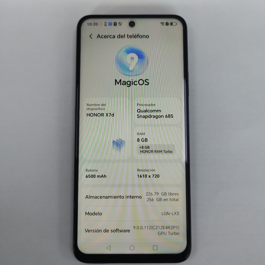CELULAR HONOR X7D LGN-LX3 (2025) 256 GB 8 GB RAM (SEMINUEVO)