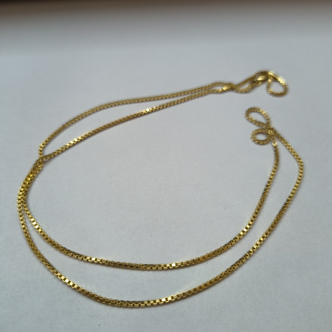 CADENA ORO 18 K 3.5 GRMS (SEMINUEVO)
