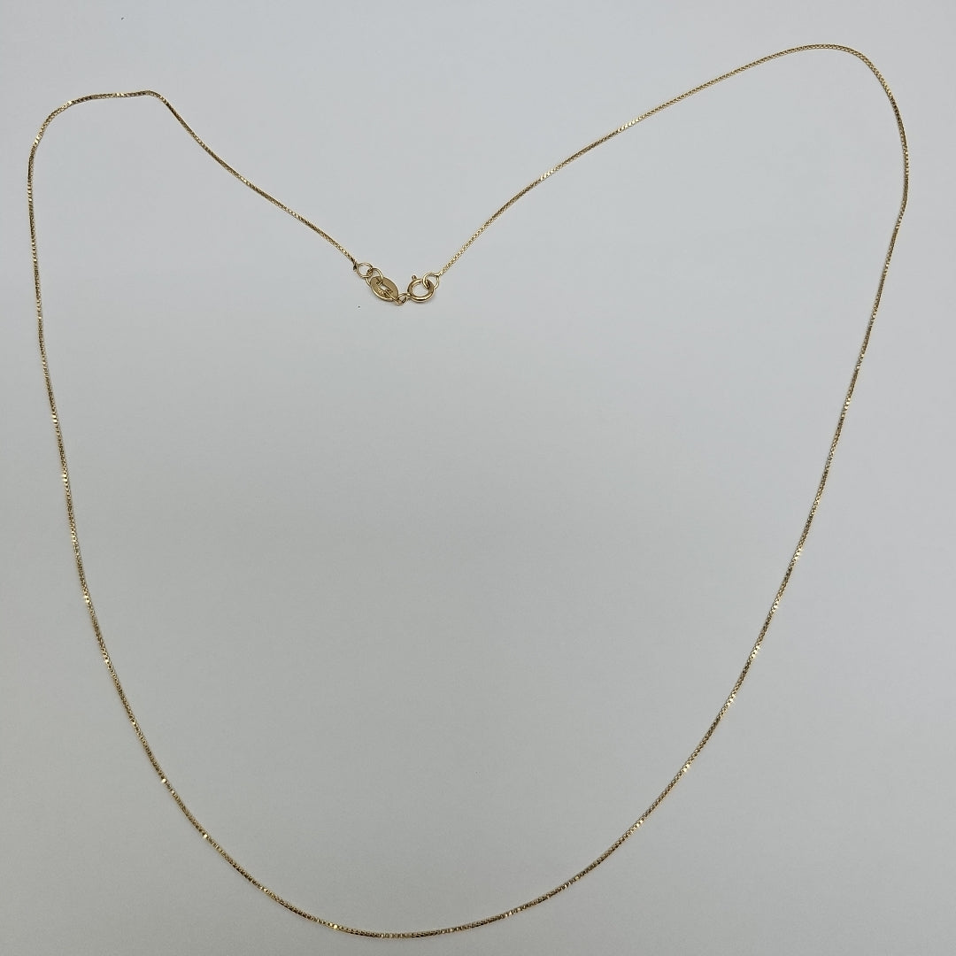 CADENA VENECIANO 14K 55 CM 1.7 GR (NUEVO)