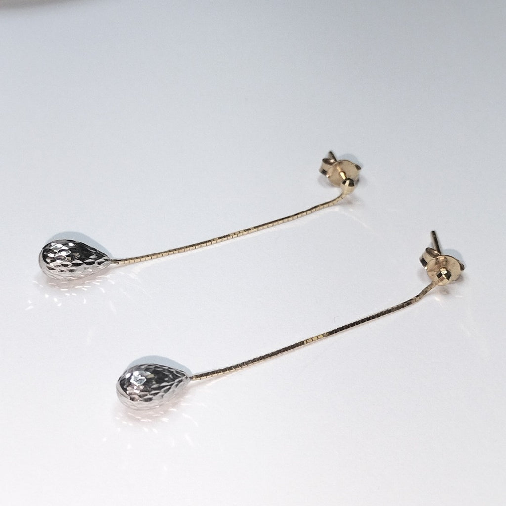 ARETES PAR ORO 14 K 1.3 GRMS (SEMINUEVO)